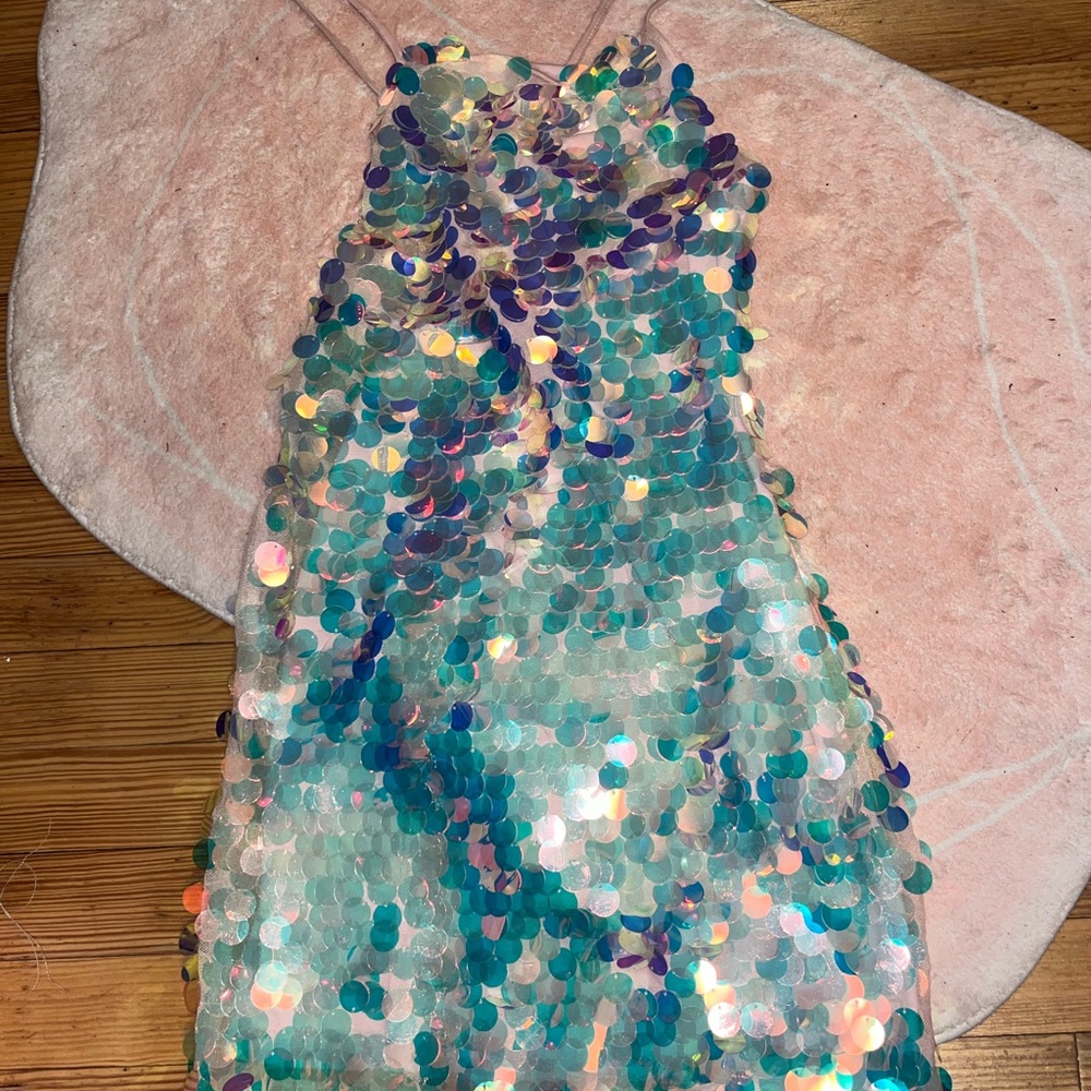 Forever 21 Pink Sequin Dress